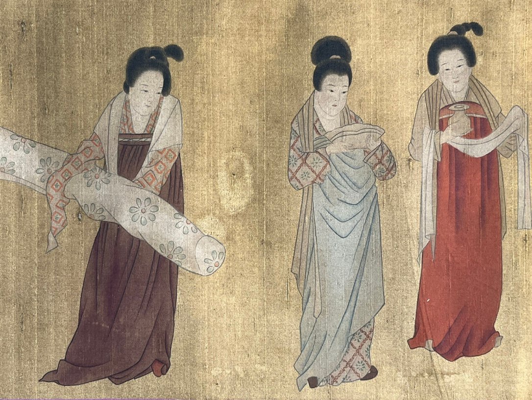 Chinese scroll painting Zhou Fang