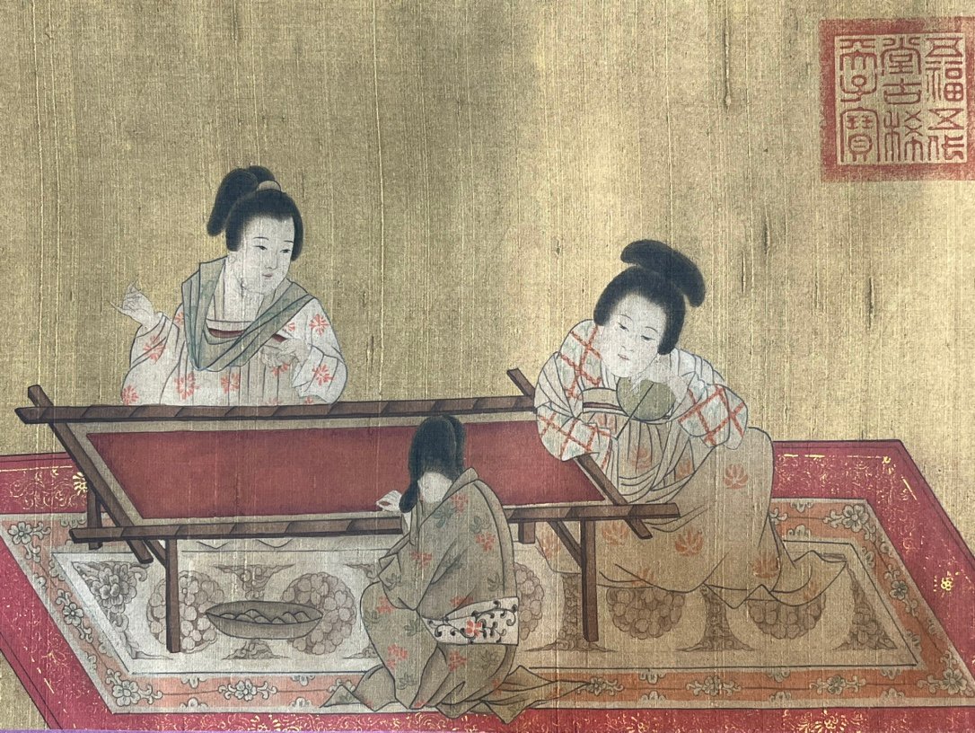 Chinese scroll painting Zhou Fang