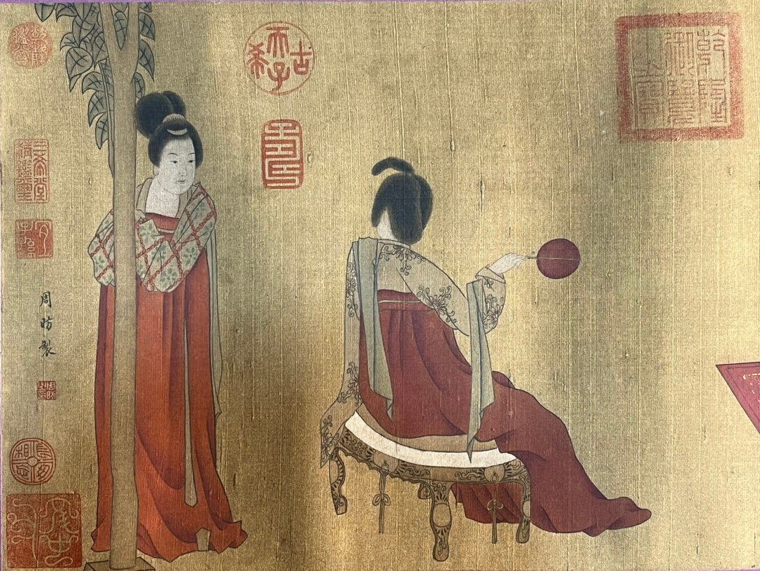 Chinese scroll painting Zhou Fang