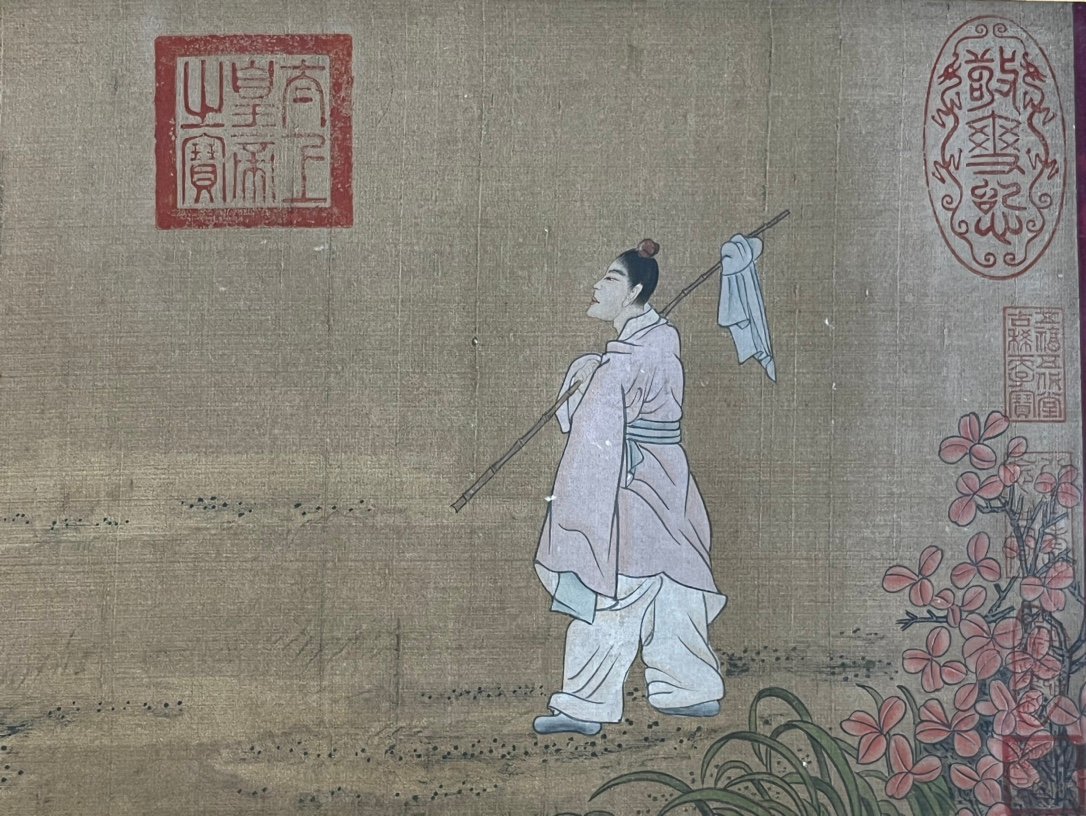 Chinese scroll painting Yan Liben