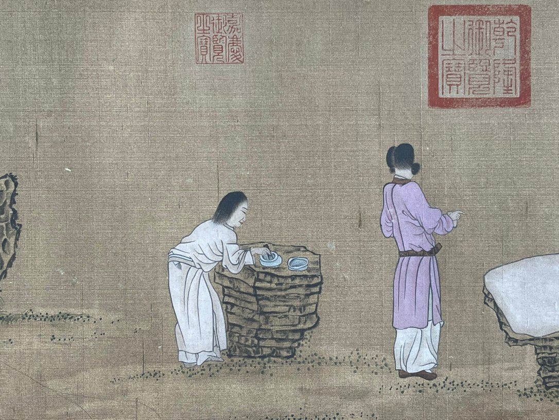 Chinese scroll painting Yan Liben