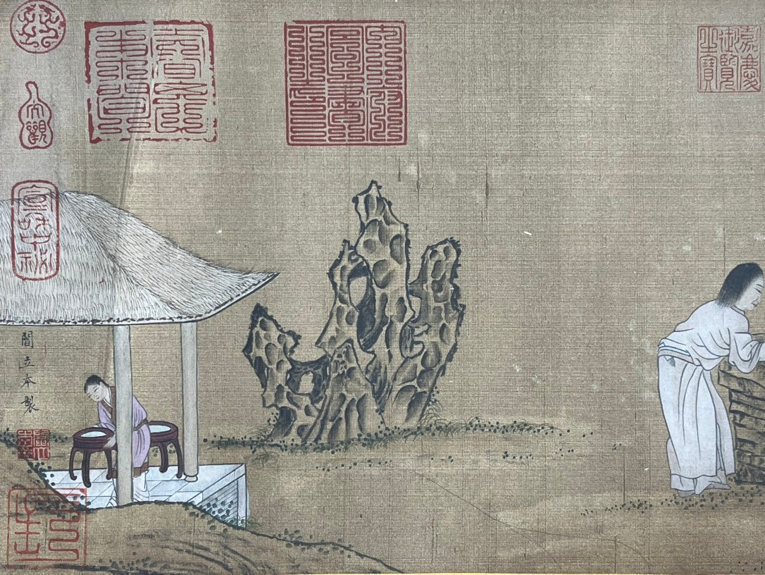 Chinese scroll painting Yan Liben