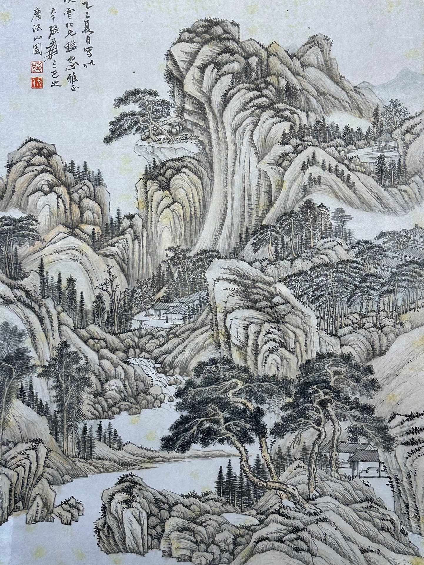 Chinese scroll painting Zhang Daqian
