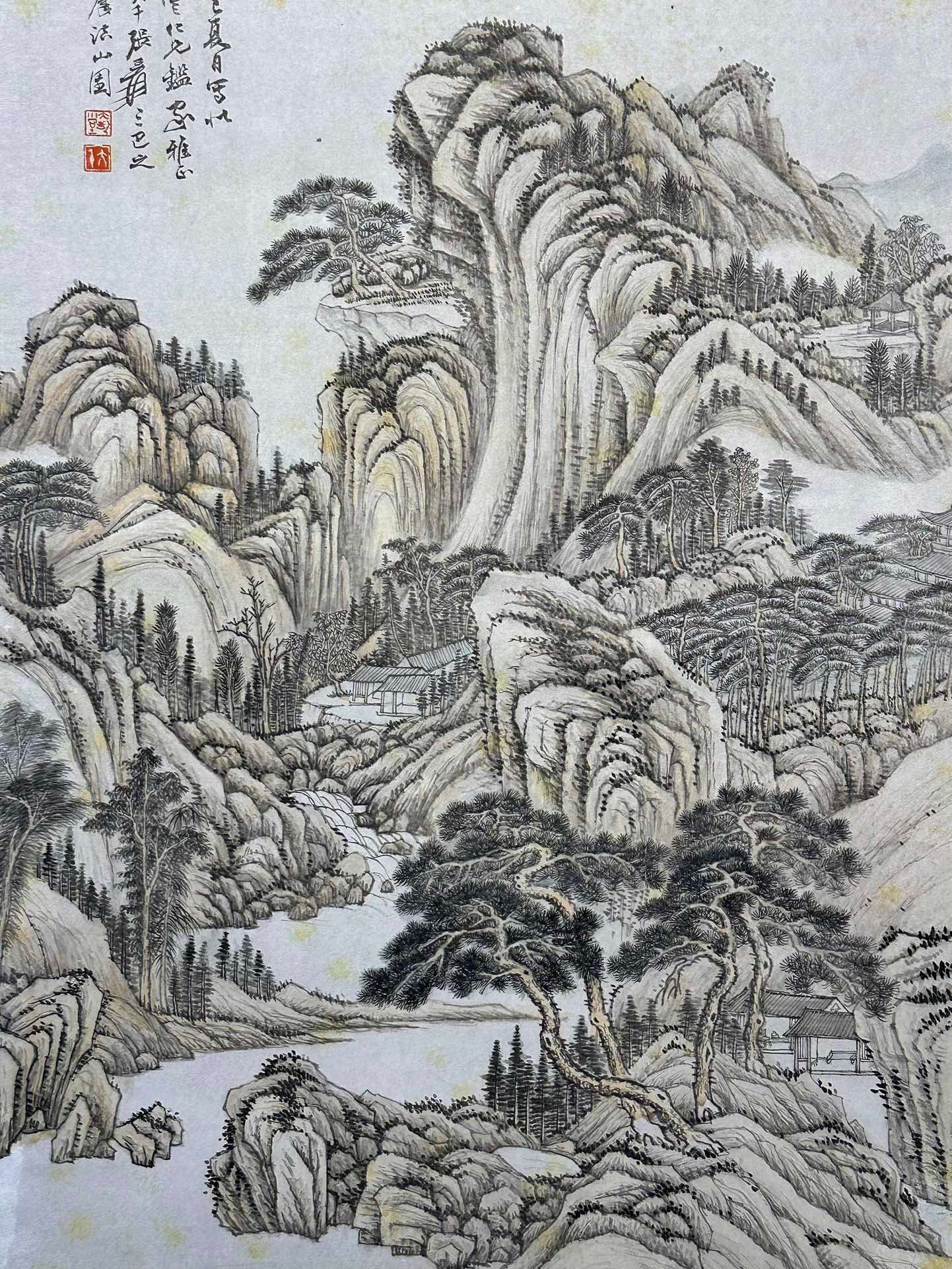 Chinese scroll painting Zhang Daqian