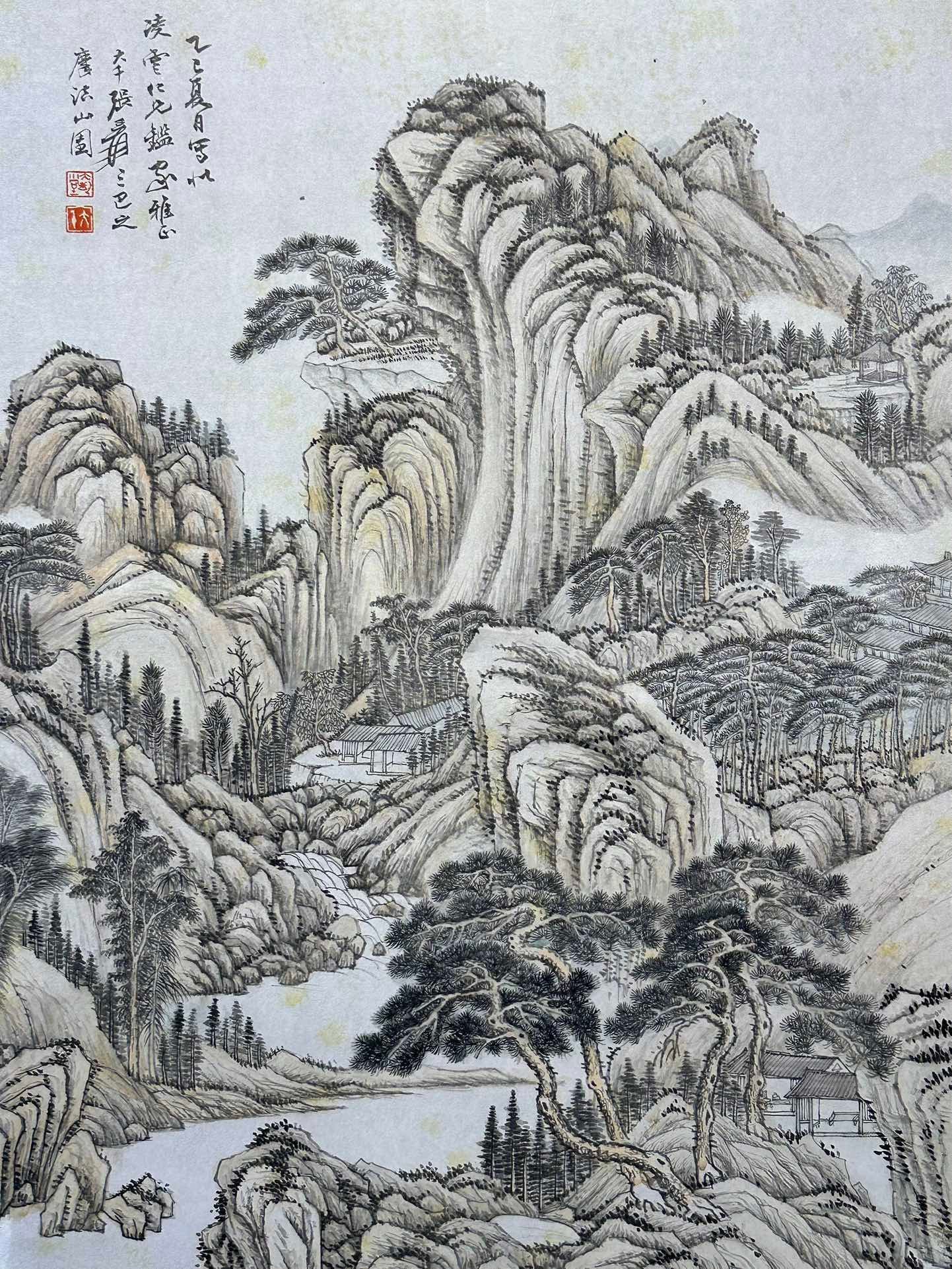 Chinese scroll painting Zhang Daqian