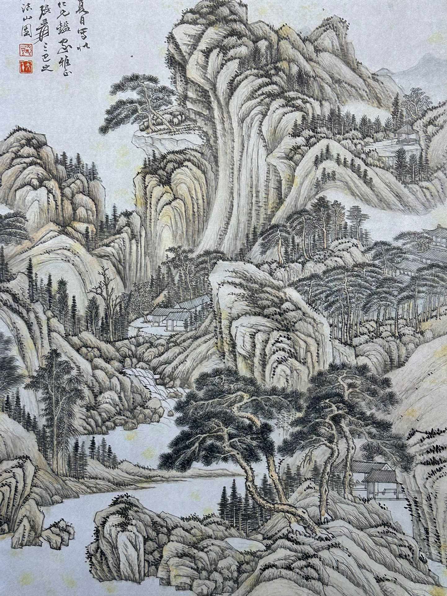 Chinese scroll painting Zhang Daqian