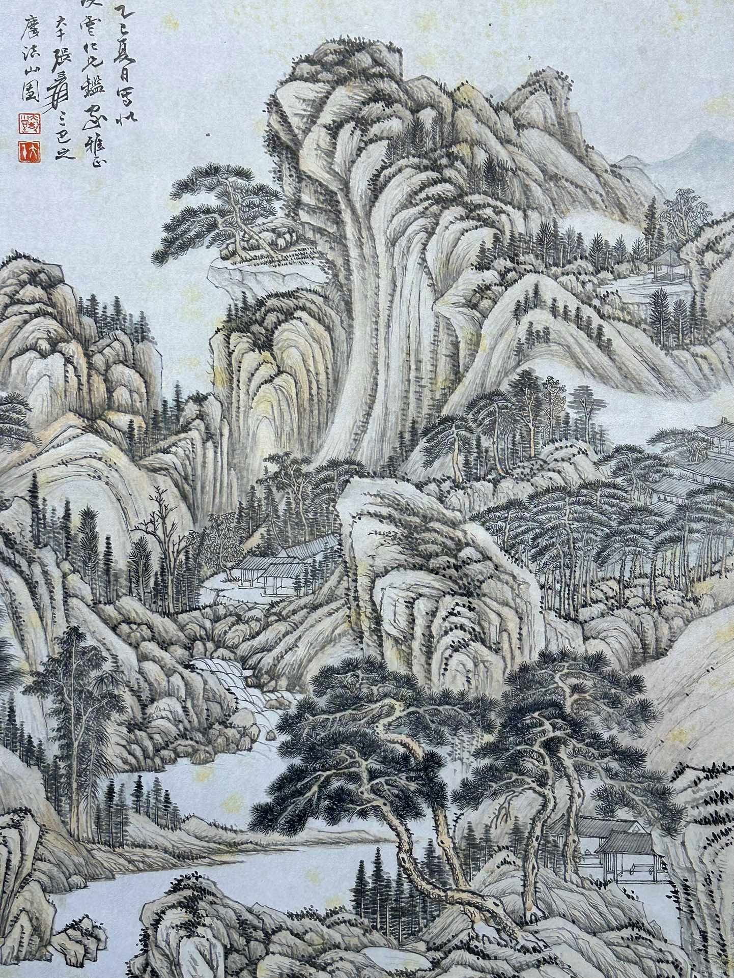 Chinese scroll painting Zhang Daqian