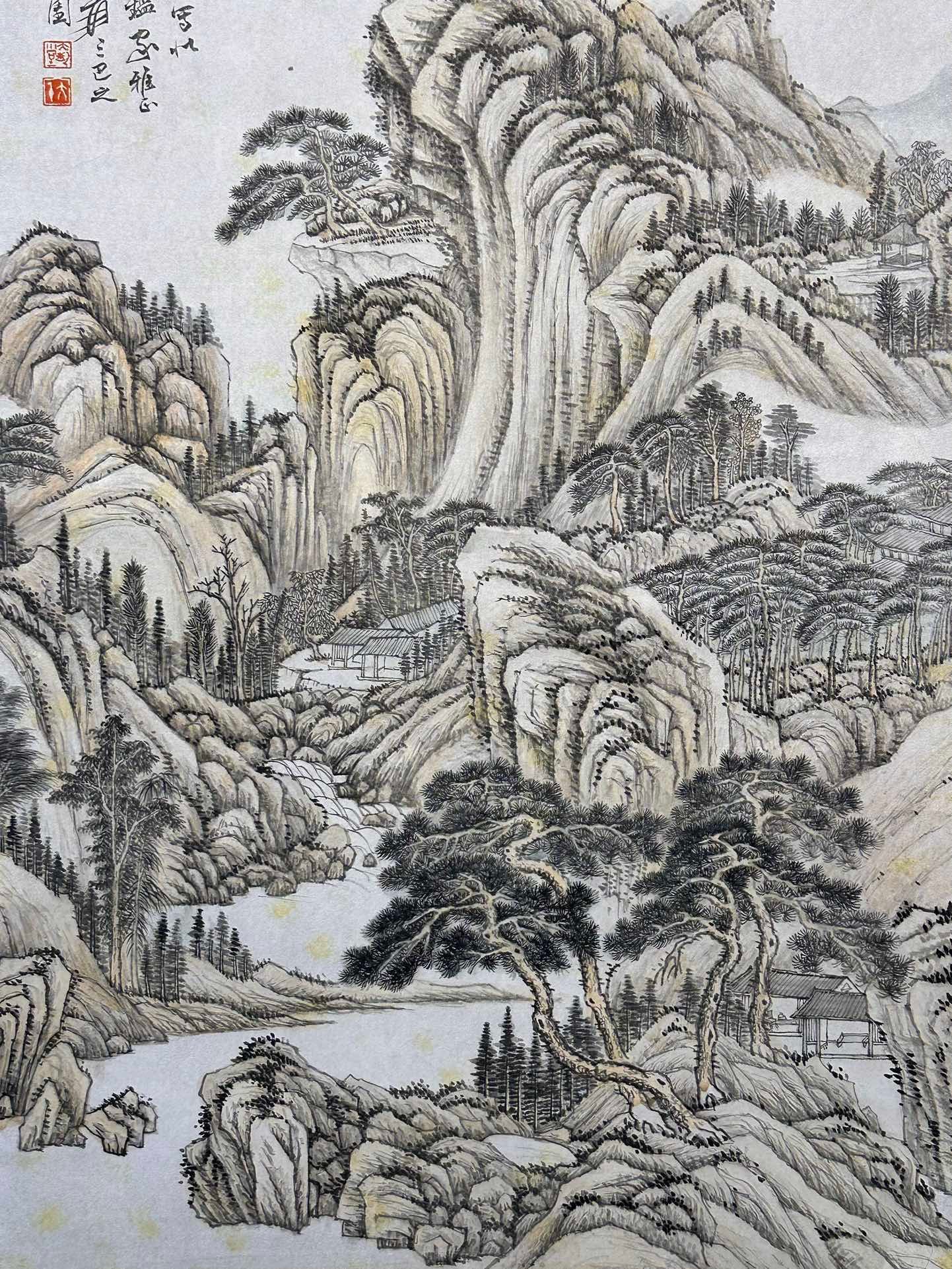 Chinese scroll painting Zhang Daqian