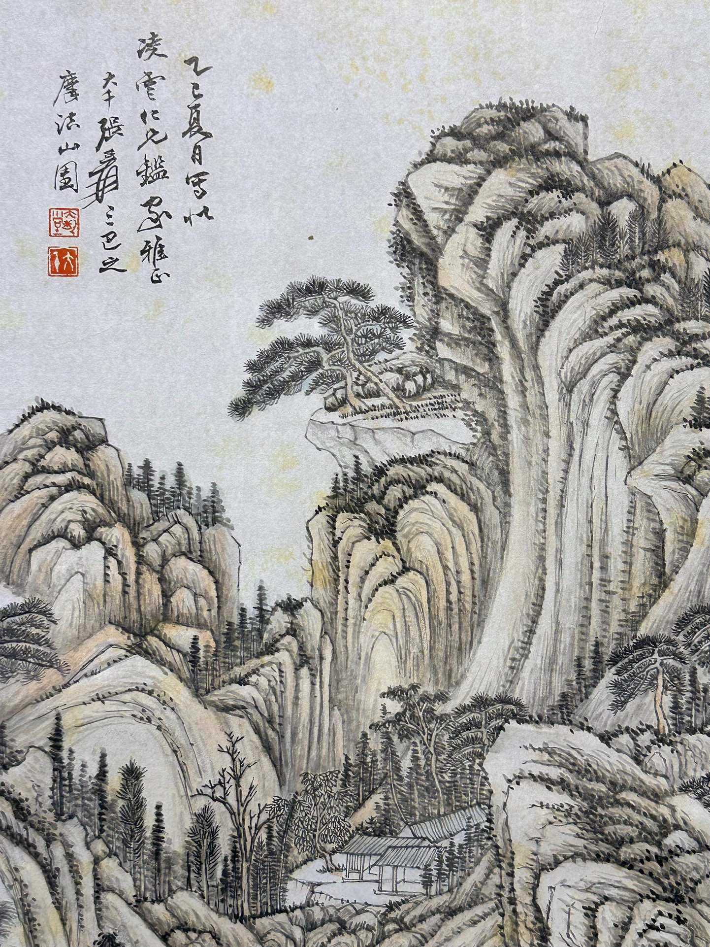 Chinese scroll painting Zhang Daqian