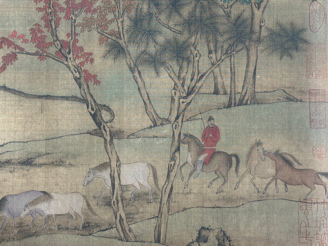 Chinese scroll painting Zhao Mengfu