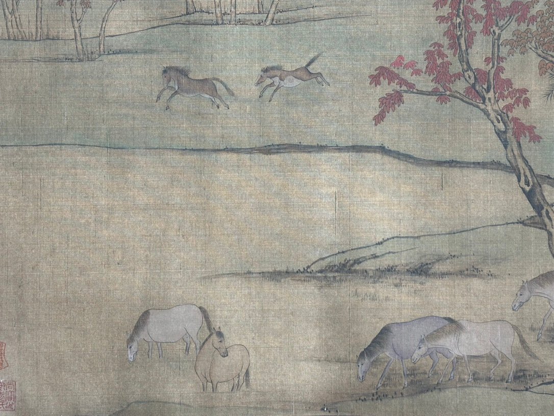 Chinese scroll painting Zhao Mengfu