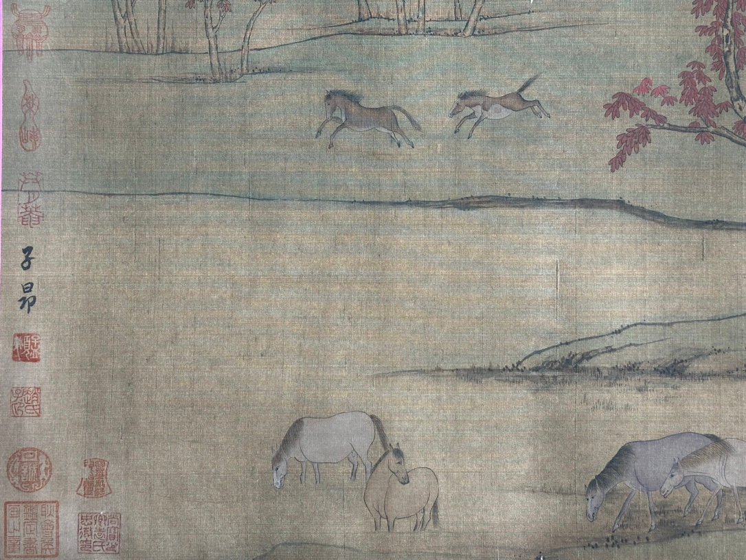 Chinese scroll painting Zhao Mengfu