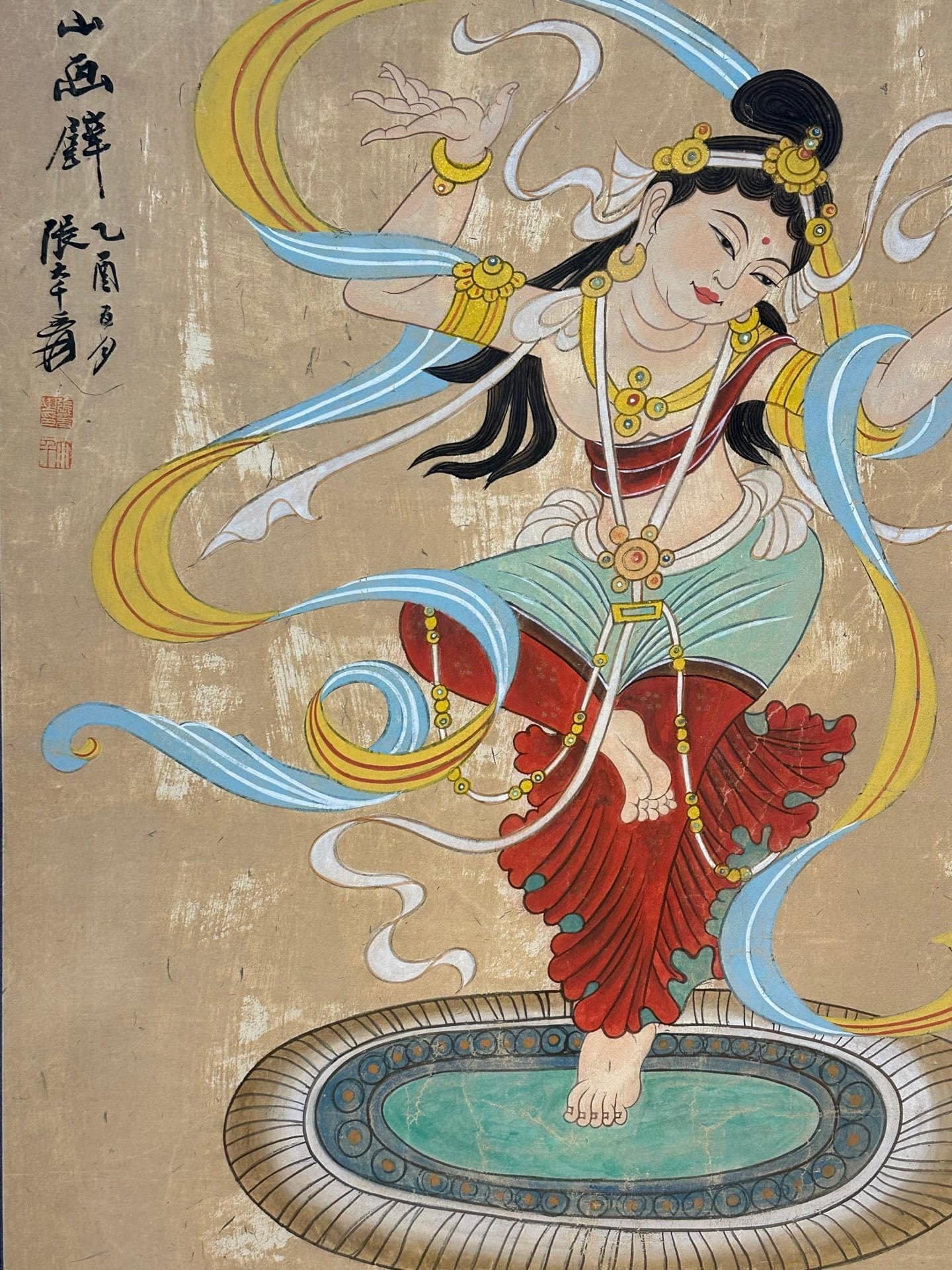 Chinese scroll painting Zhang Daqian