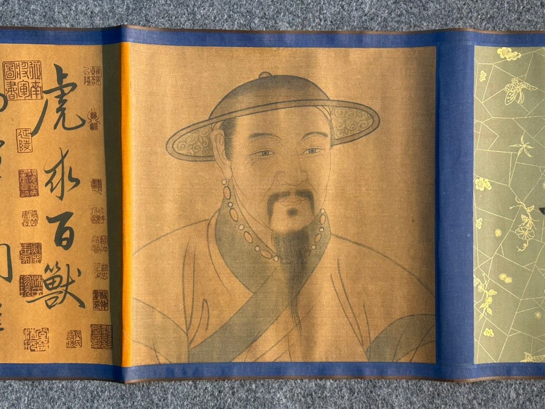 Chinese scroll painting Zhao Mengfu