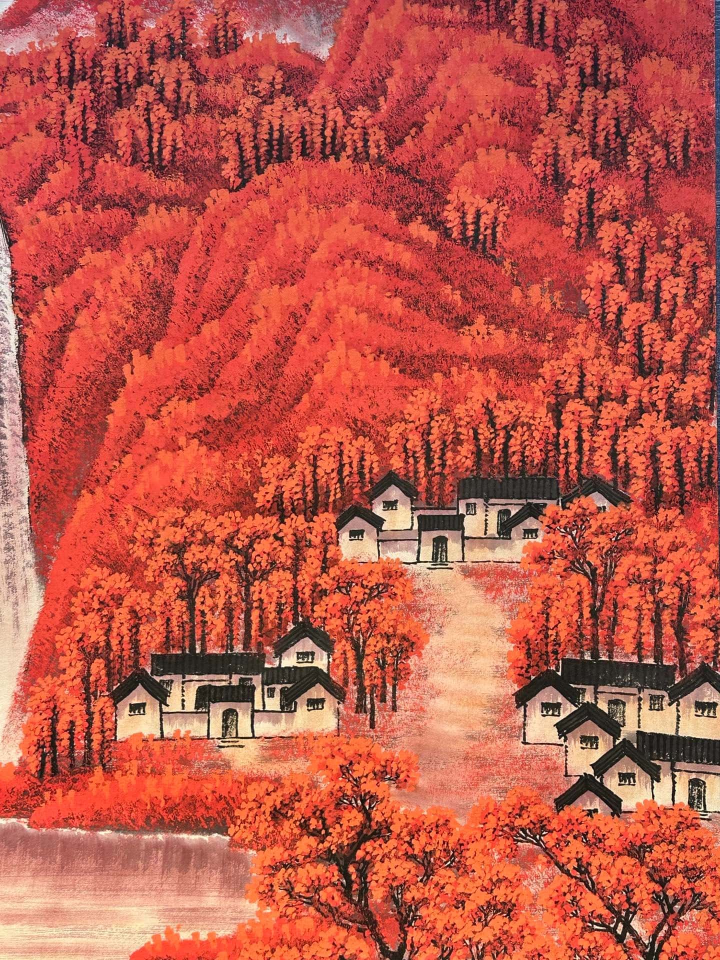 Chinese scroll painting Li Keran