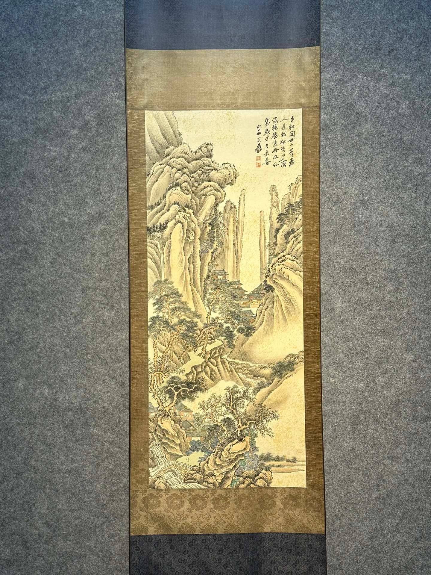 Chinese scroll painting Zhang Daqian