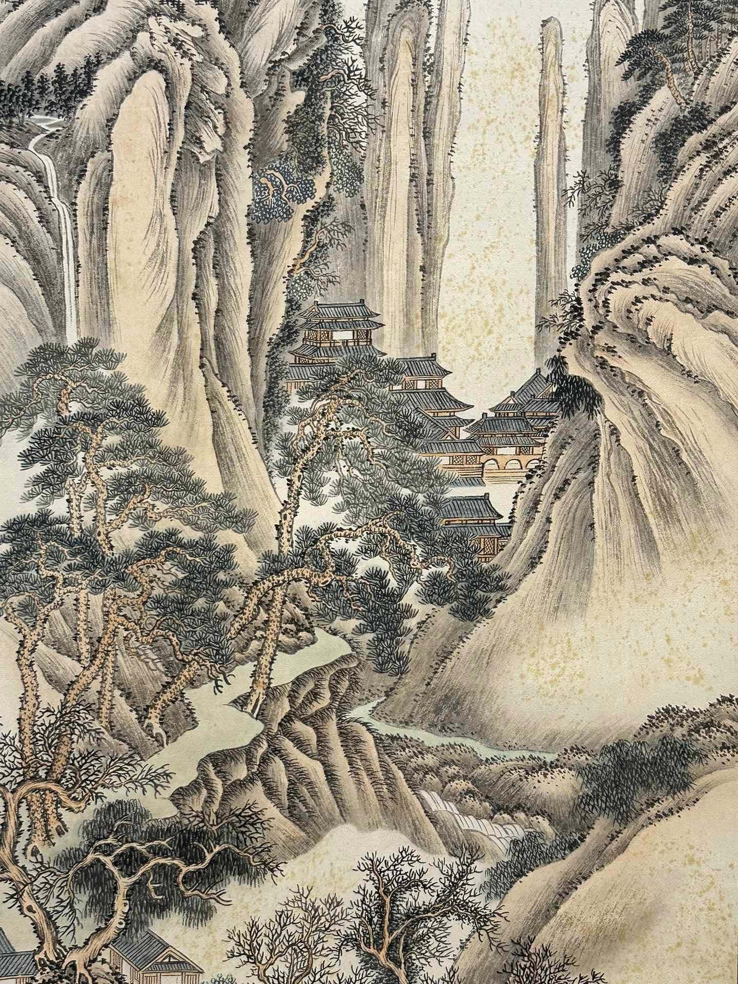 Chinese scroll painting Zhang Daqian