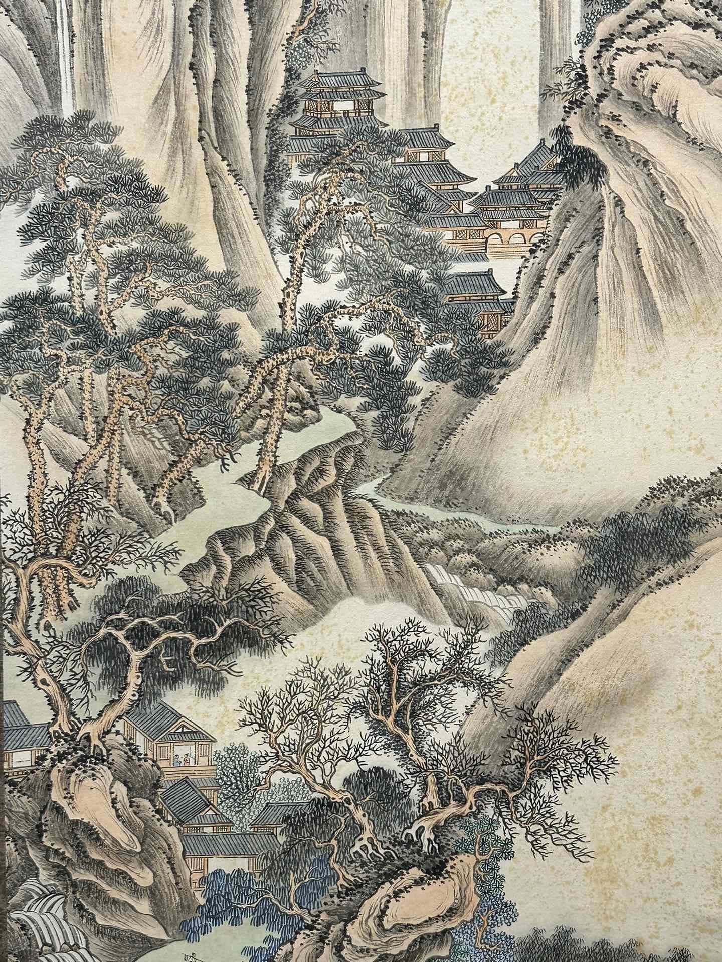 Chinese scroll painting Zhang Daqian