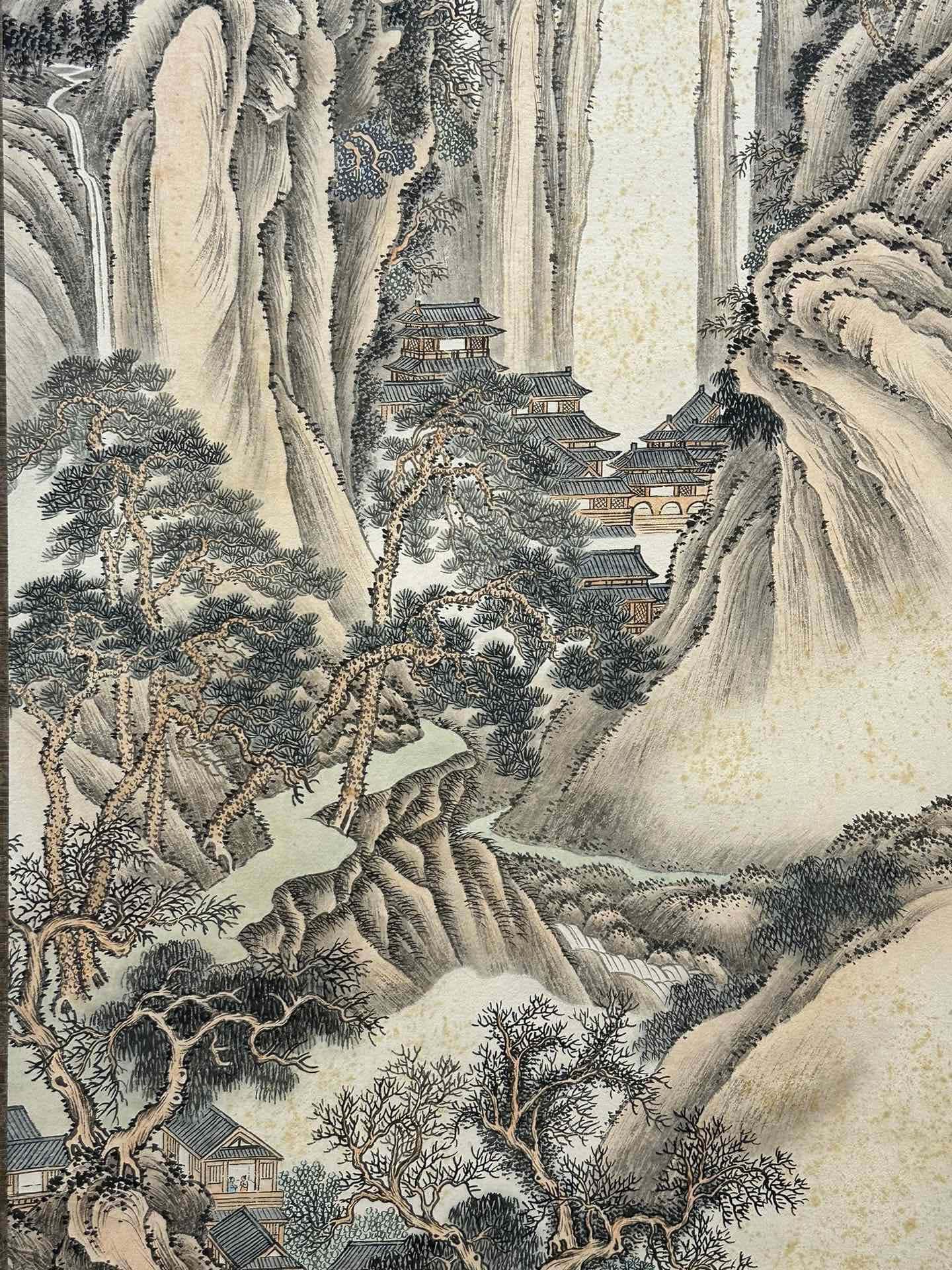 Chinese scroll painting Zhang Daqian