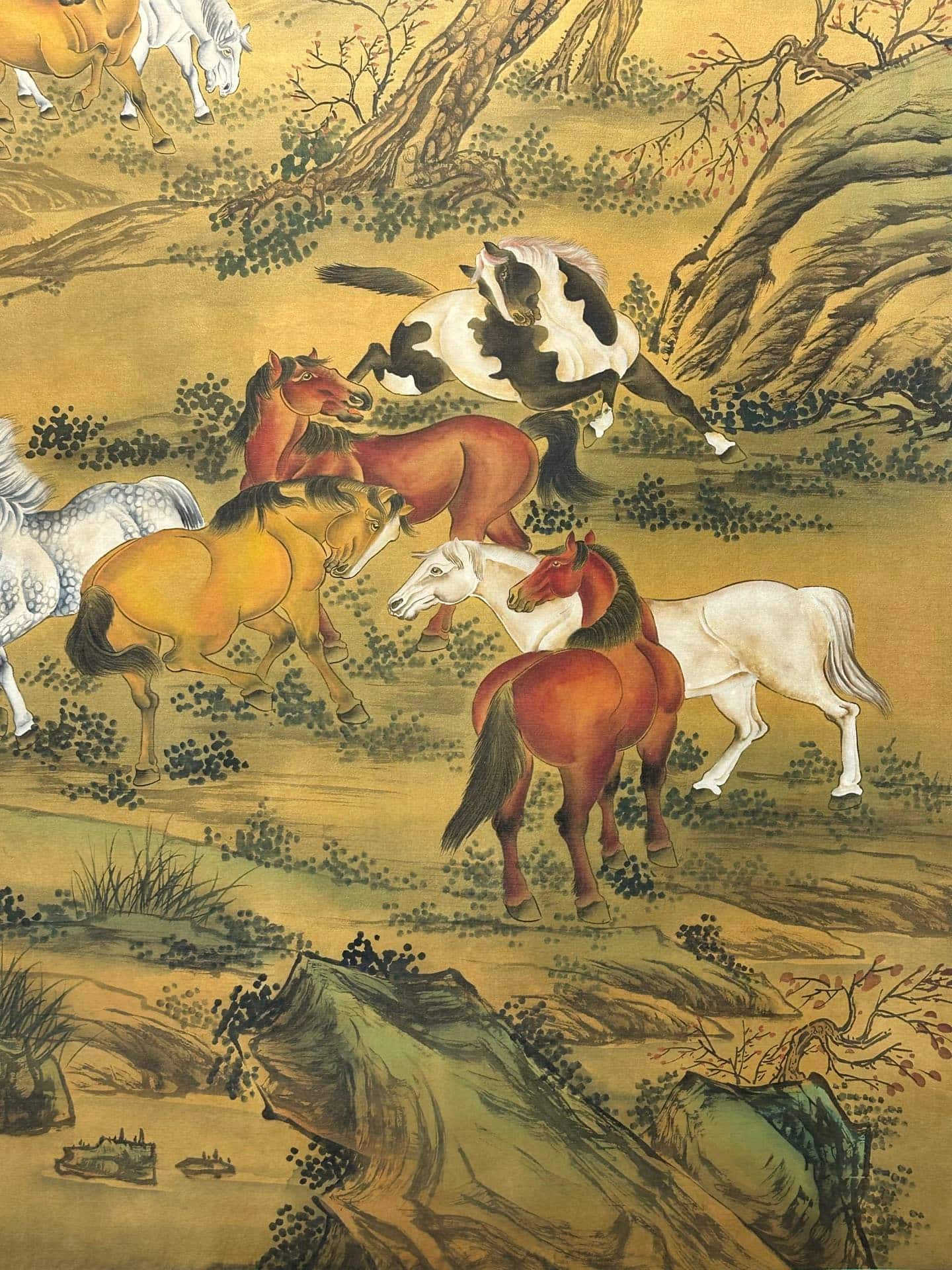 Chinese scroll painting Giuseppe