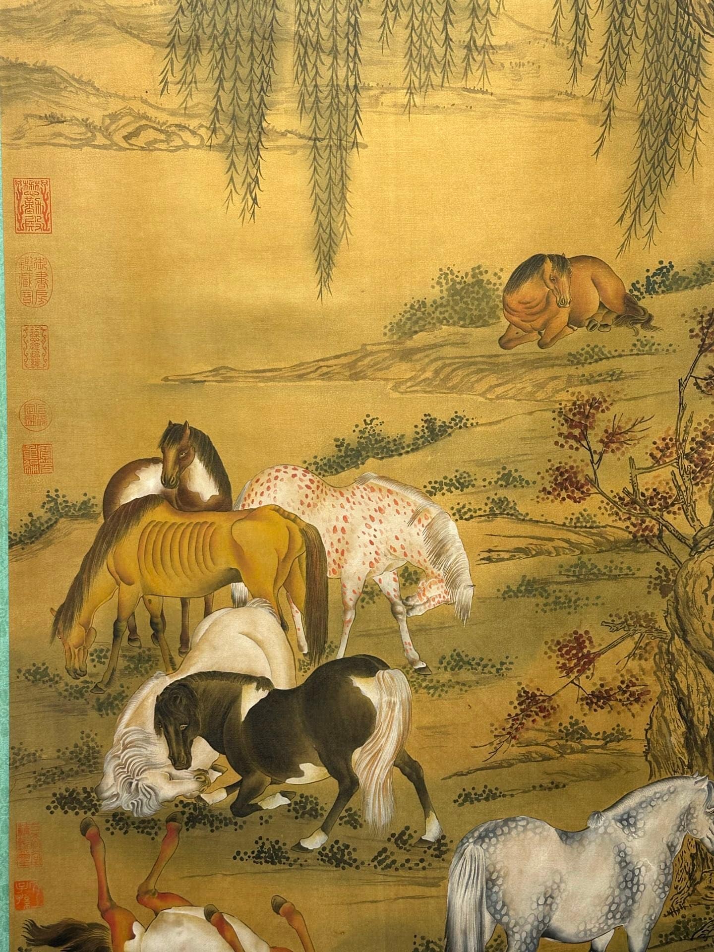 Chinese scroll painting Giuseppe