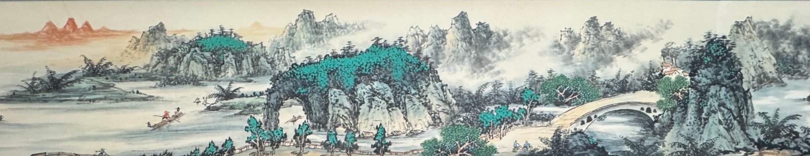 Chinese scroll painting Giuseppe