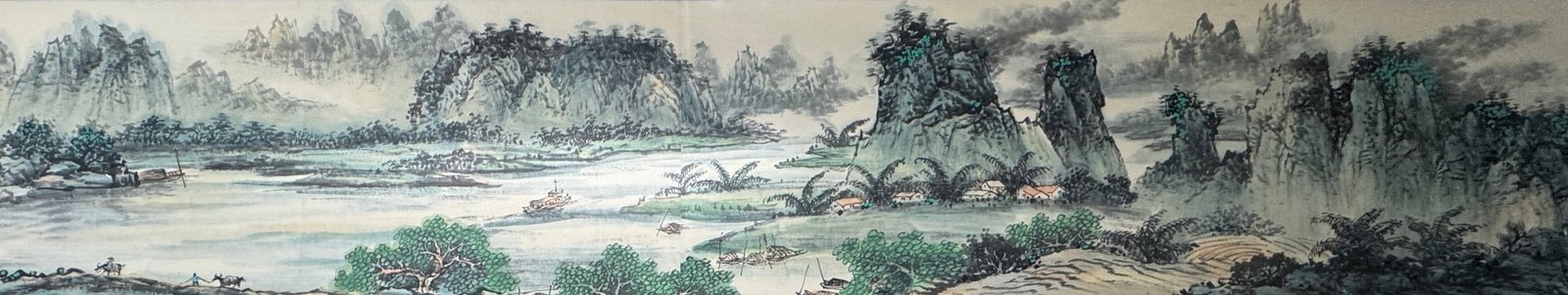 Chinese scroll painting Giuseppe