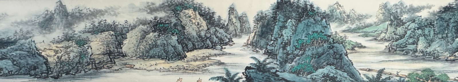 Chinese scroll painting Giuseppe