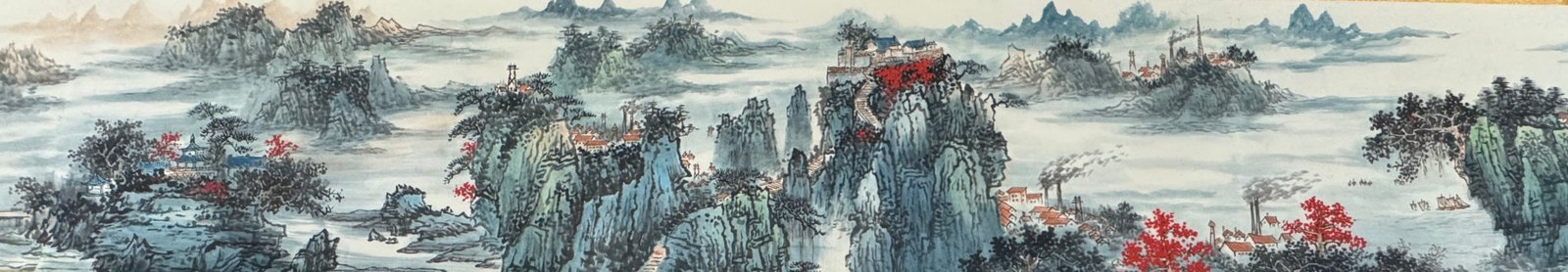 Chinese scroll painting Qian Songyan
