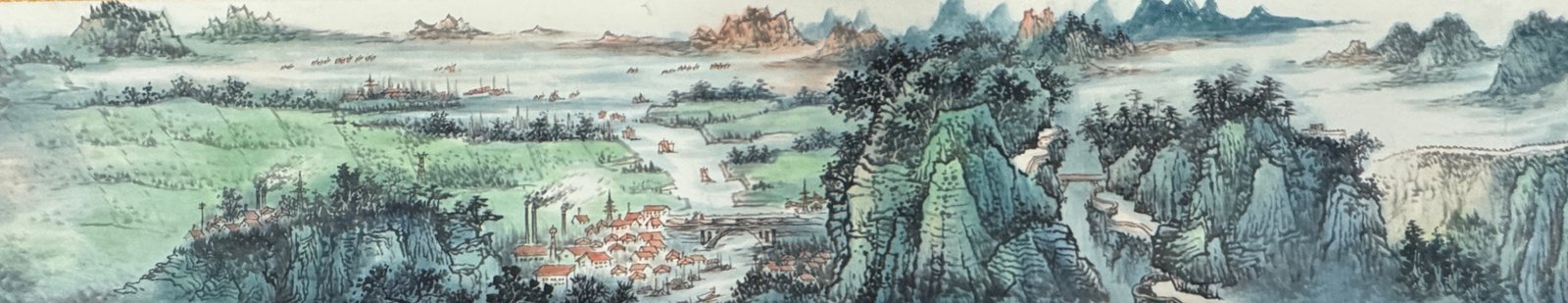 Chinese scroll painting Qian Songyan