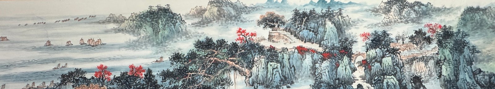 Chinese scroll painting Qian Songyan