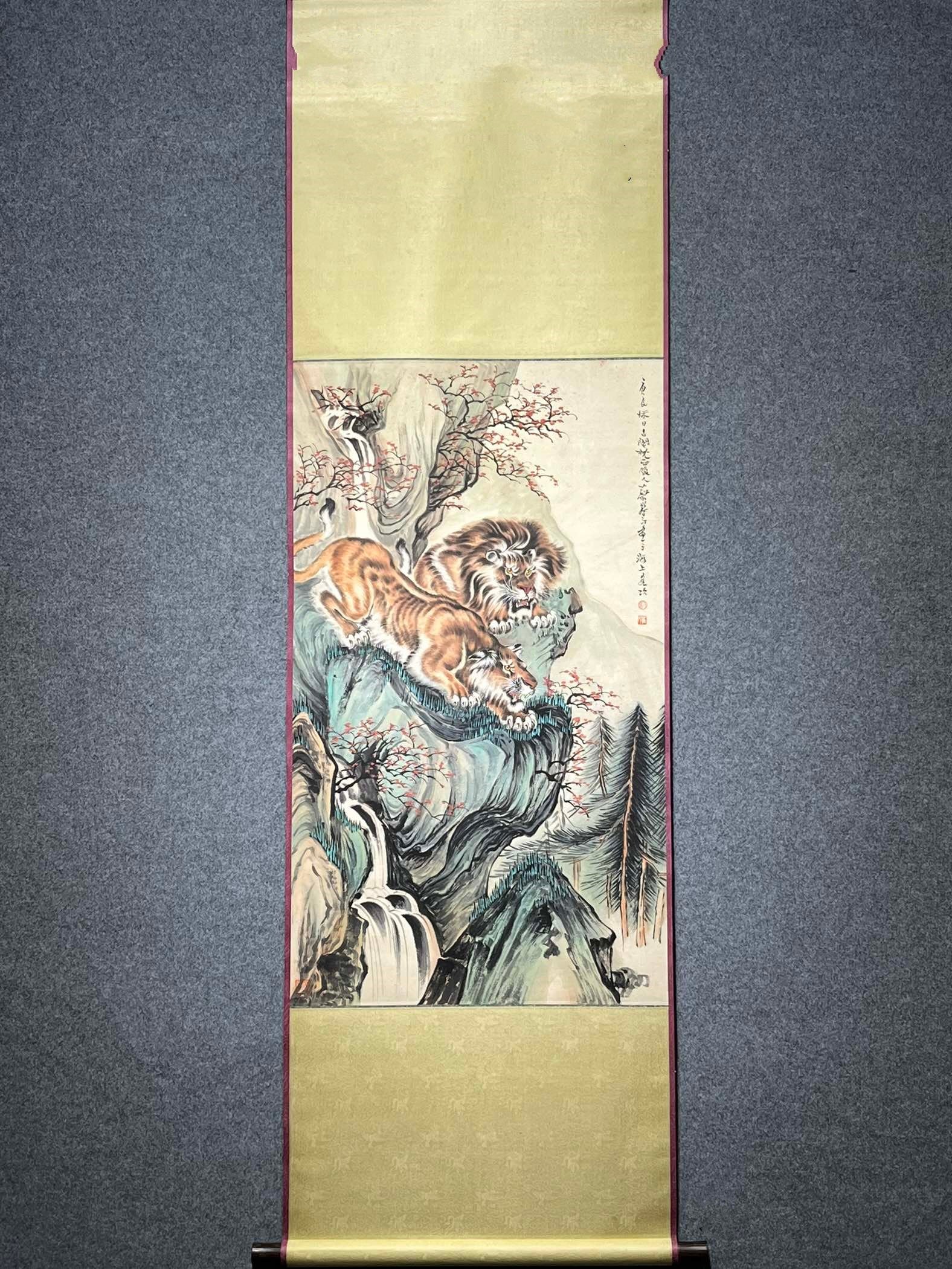 Chinese scroll painting Cai Heting