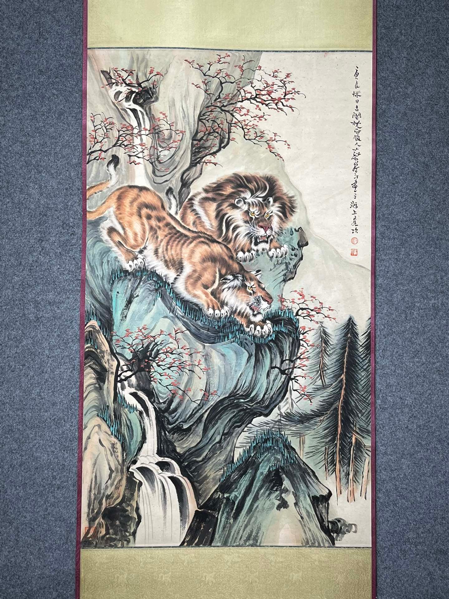 Chinese scroll painting Cai Heting