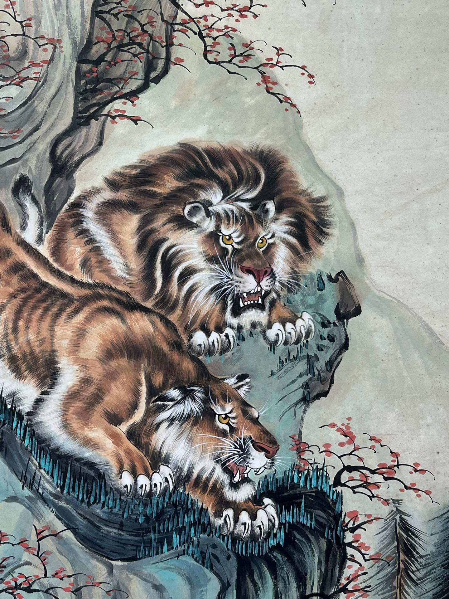 Chinese scroll painting Cai Heting