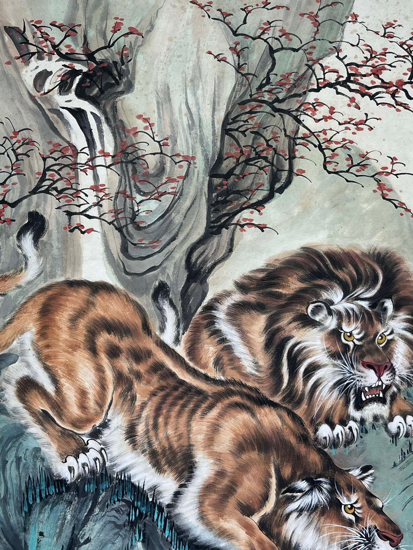 Chinese scroll painting Cai Heting