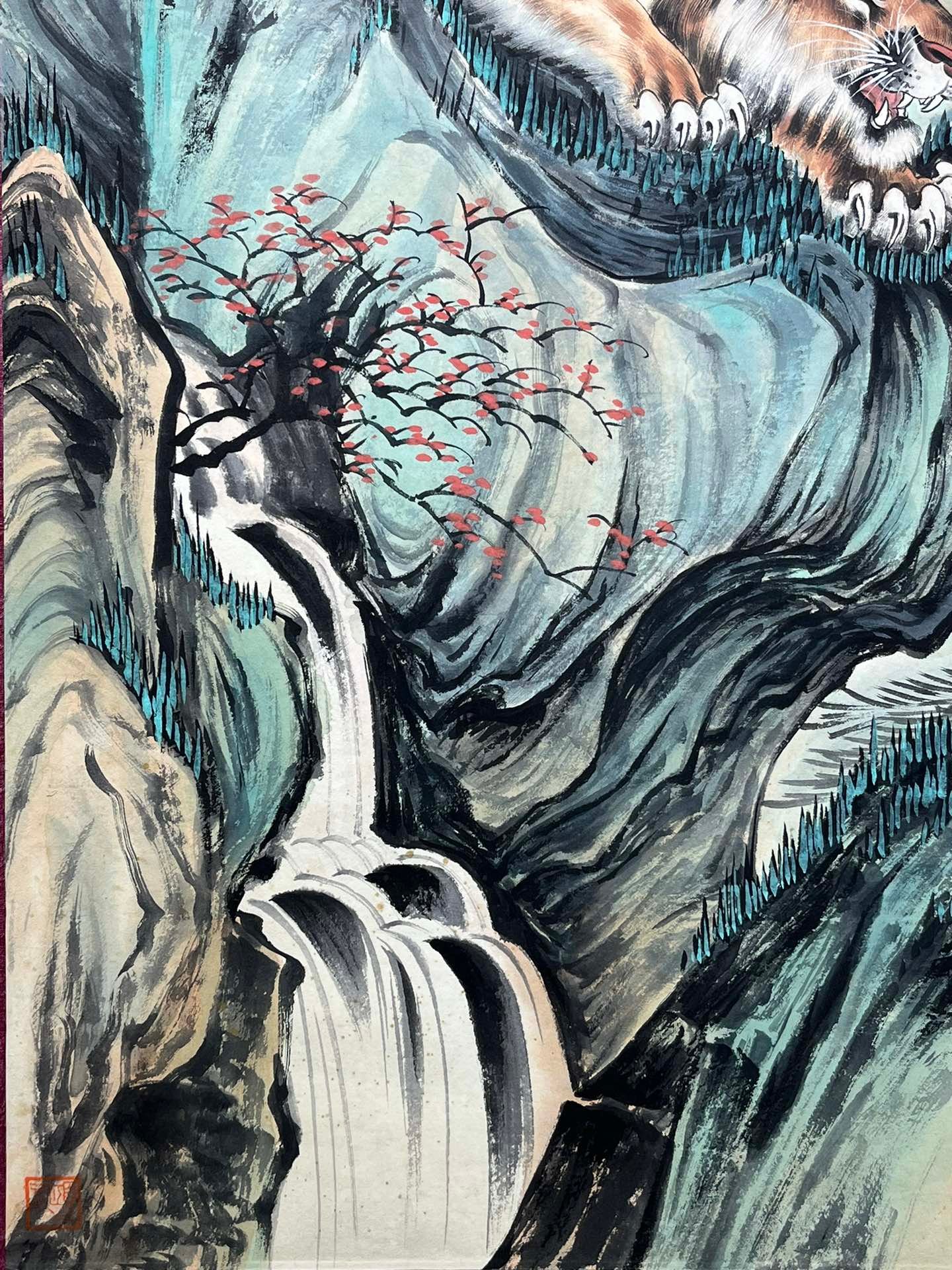 Chinese scroll painting Cai Heting