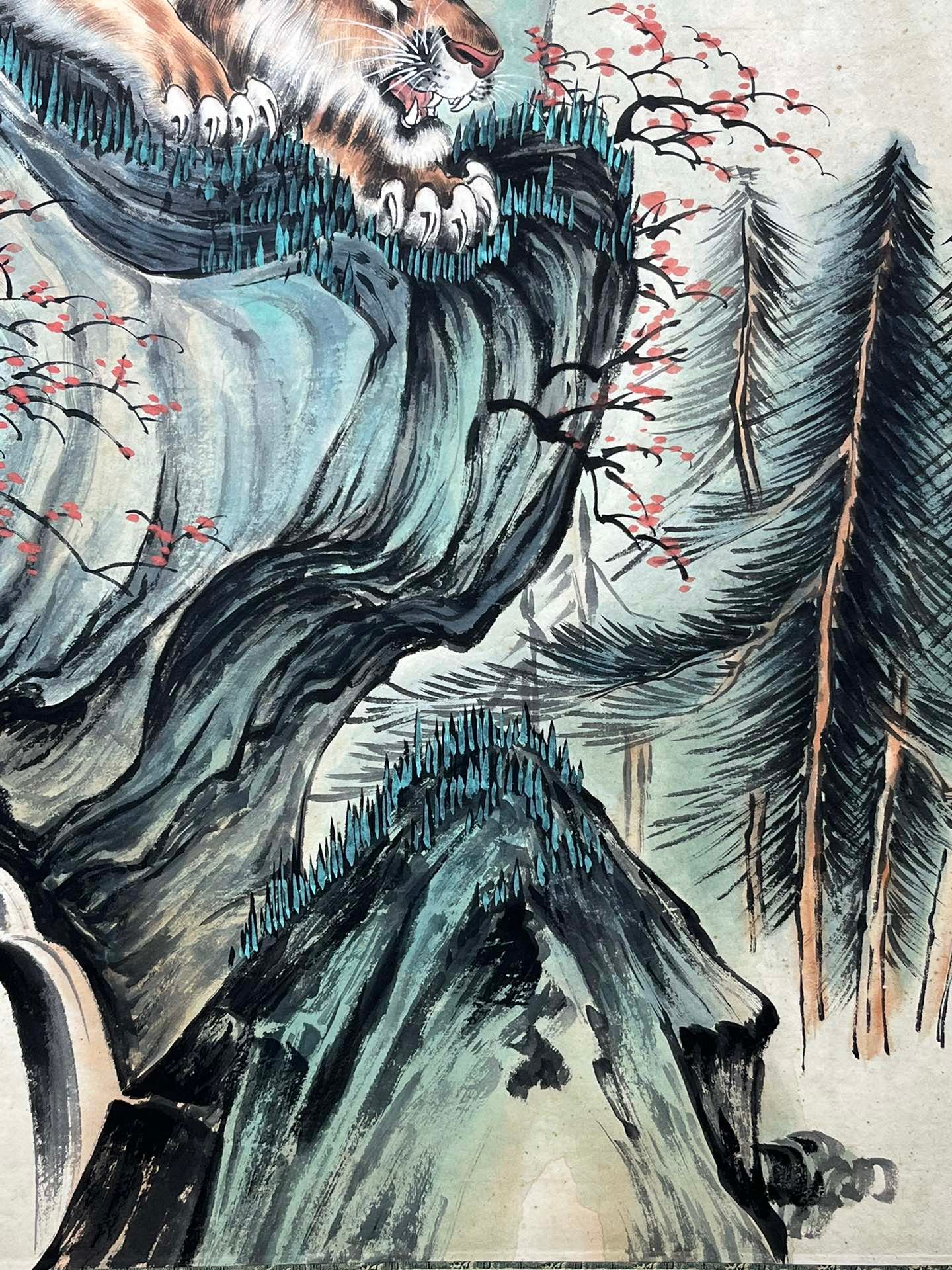 Chinese scroll painting Cai Heting