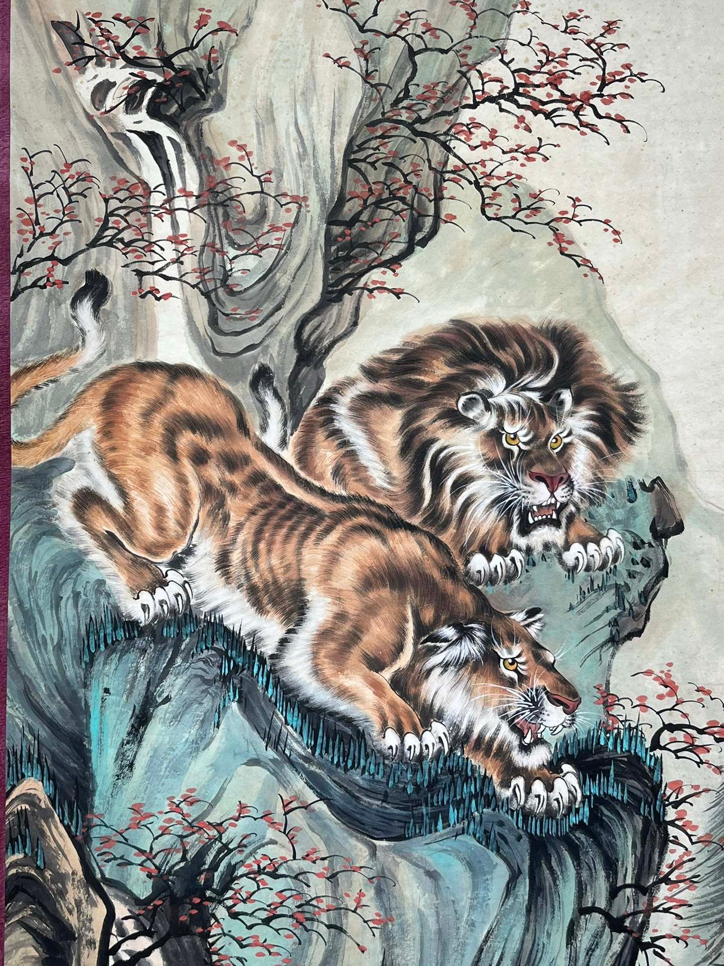 Chinese scroll painting Cai Heting