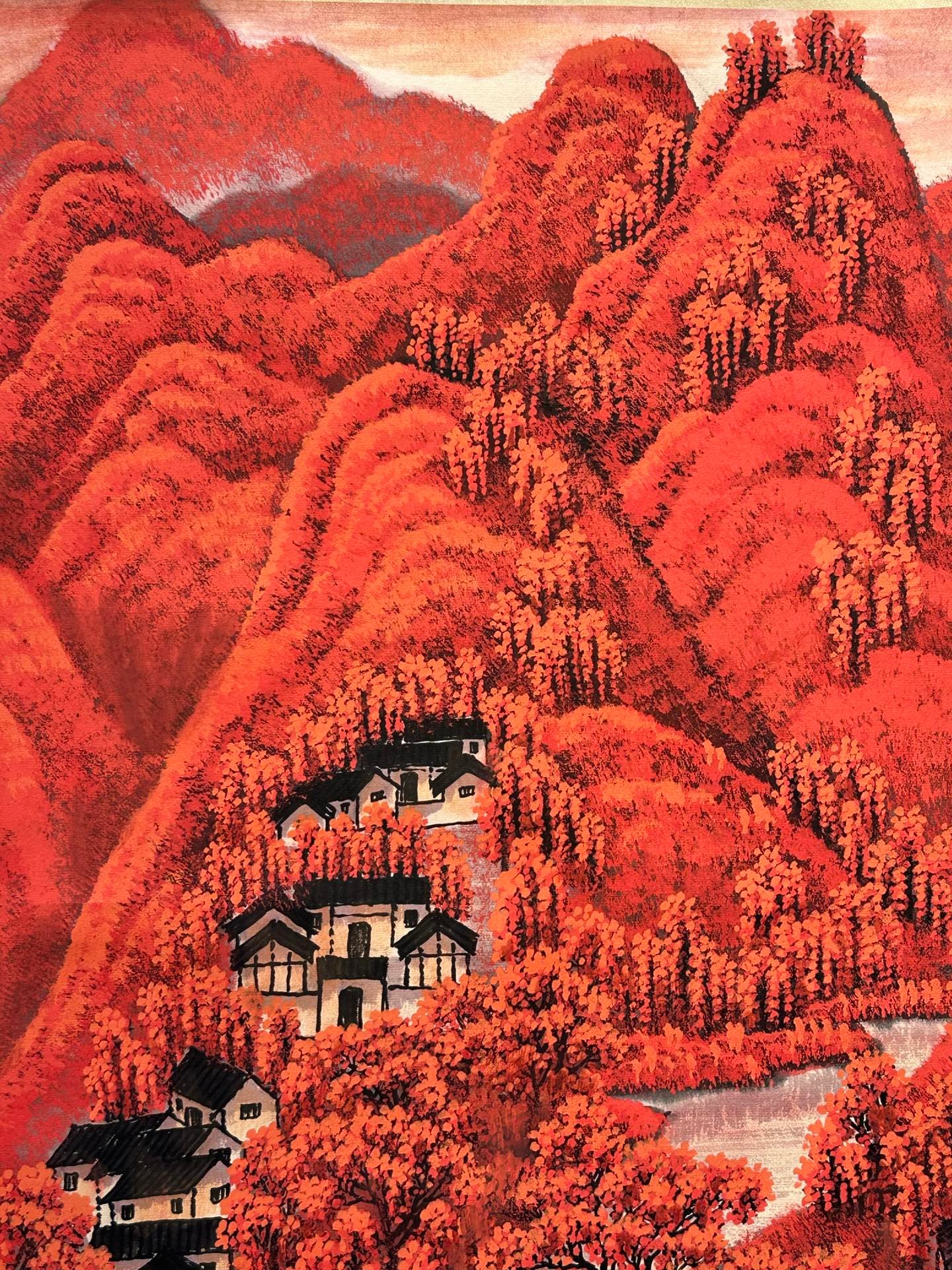 Chinese scroll painting Li Keran