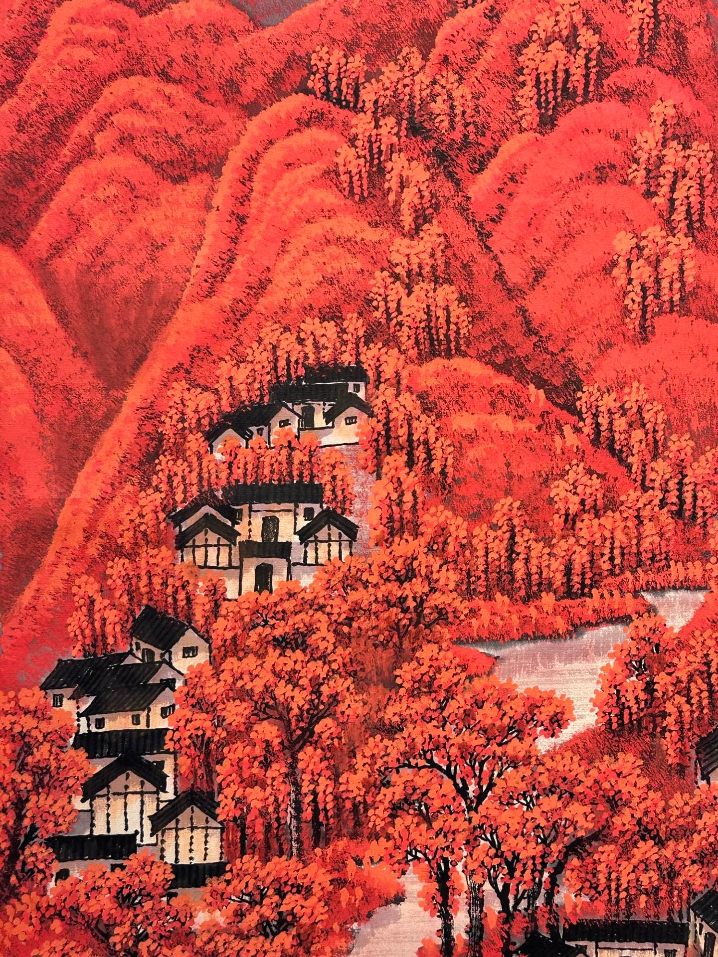 Chinese scroll painting Li Keran