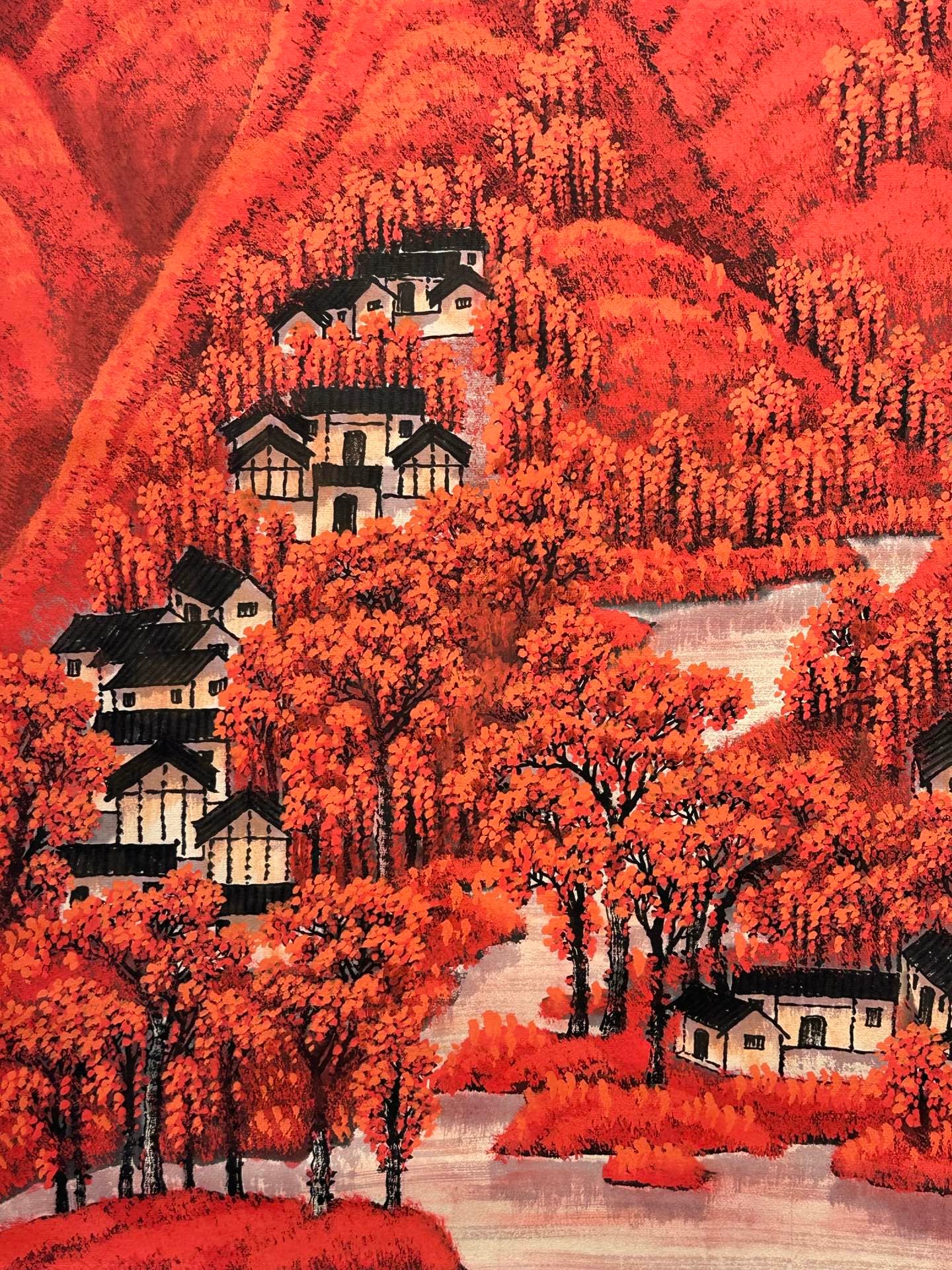 Chinese scroll painting Li Keran