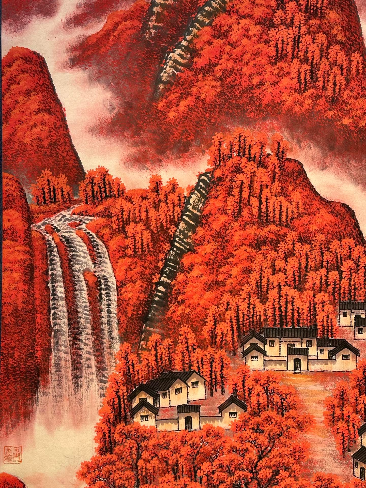 Chinese scroll painting Li Keran