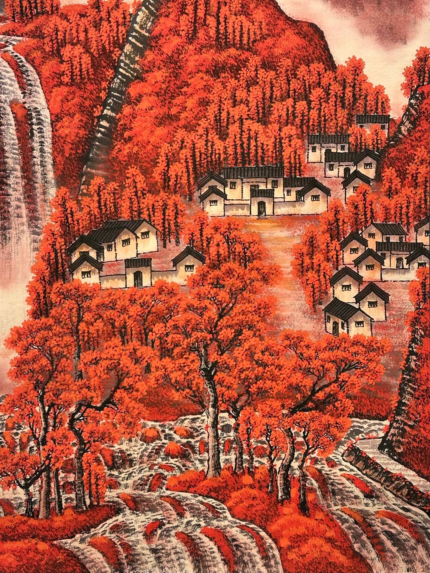 Chinese scroll painting Li Keran