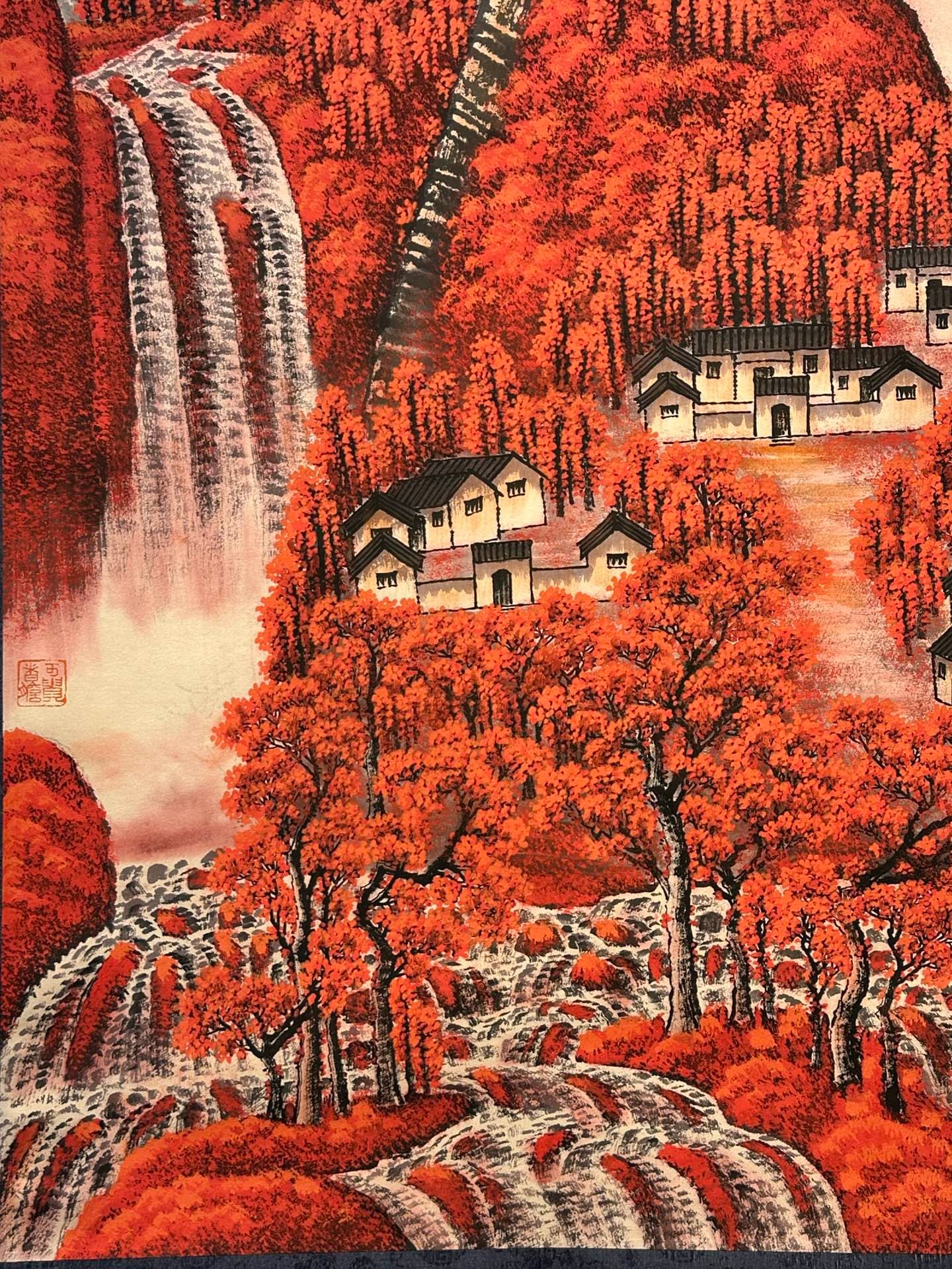 Chinese scroll painting Li Keran
