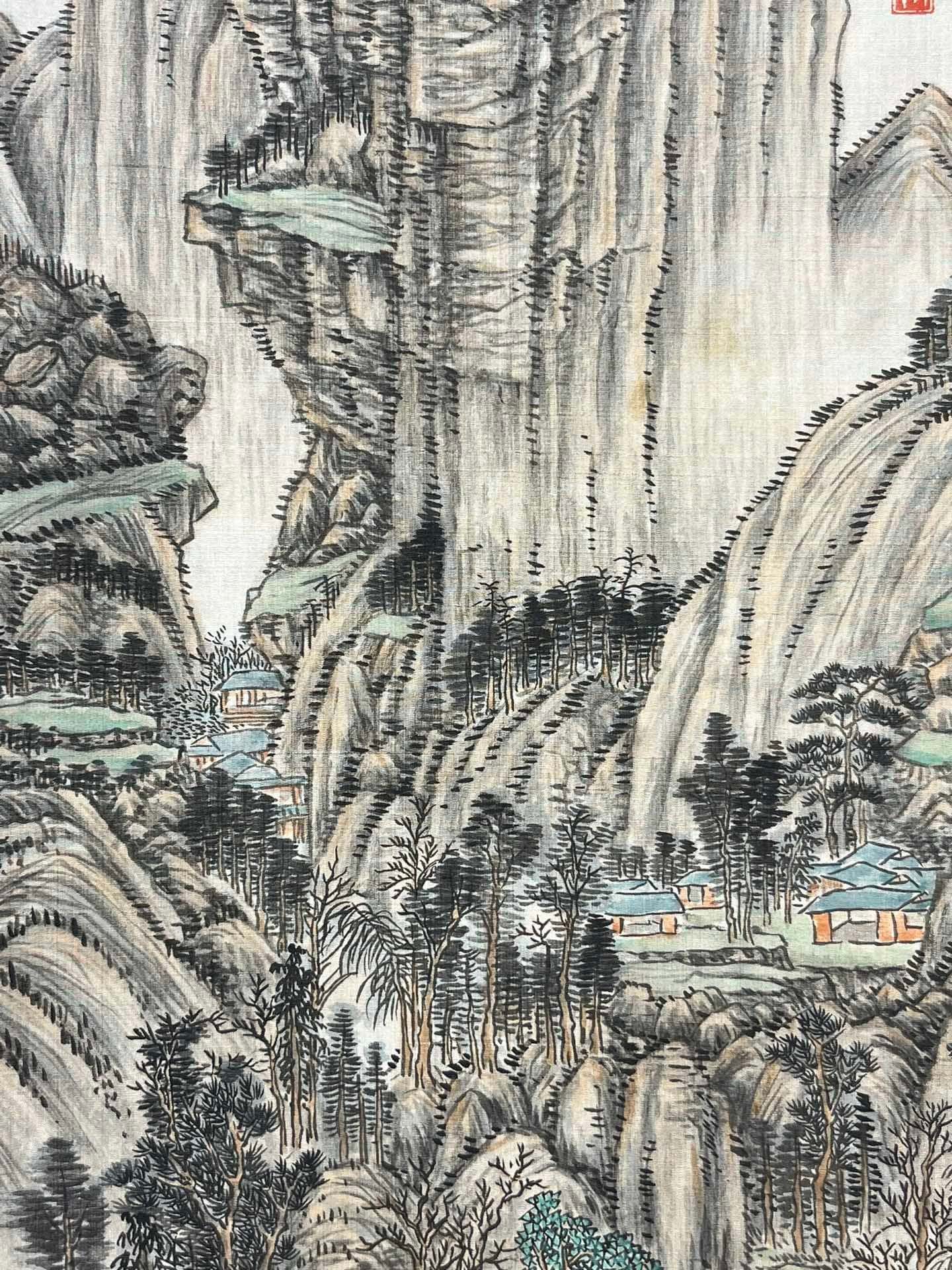 Chinese scroll painting Zhang Daqian