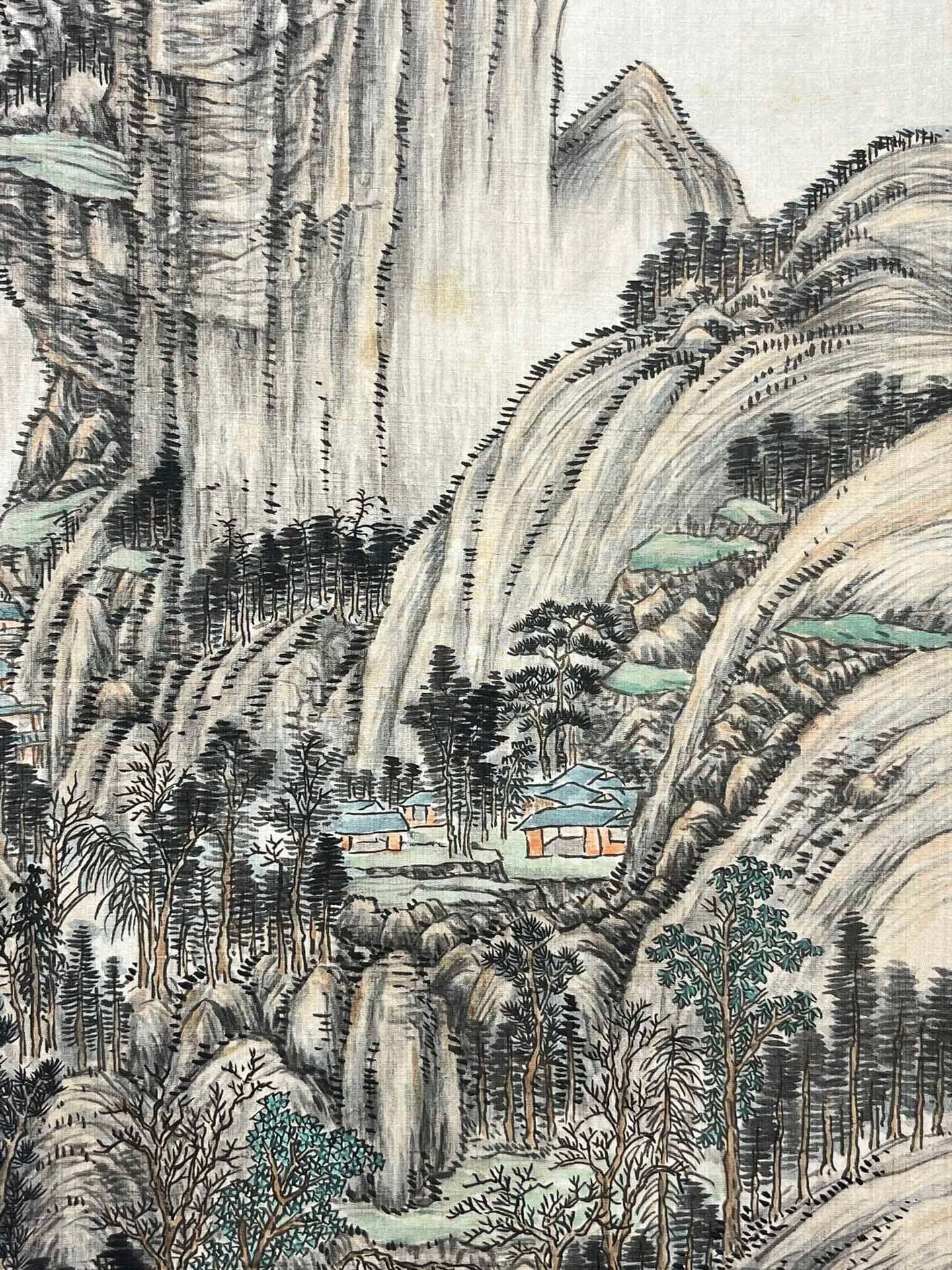 Chinese scroll painting Zhang Daqian