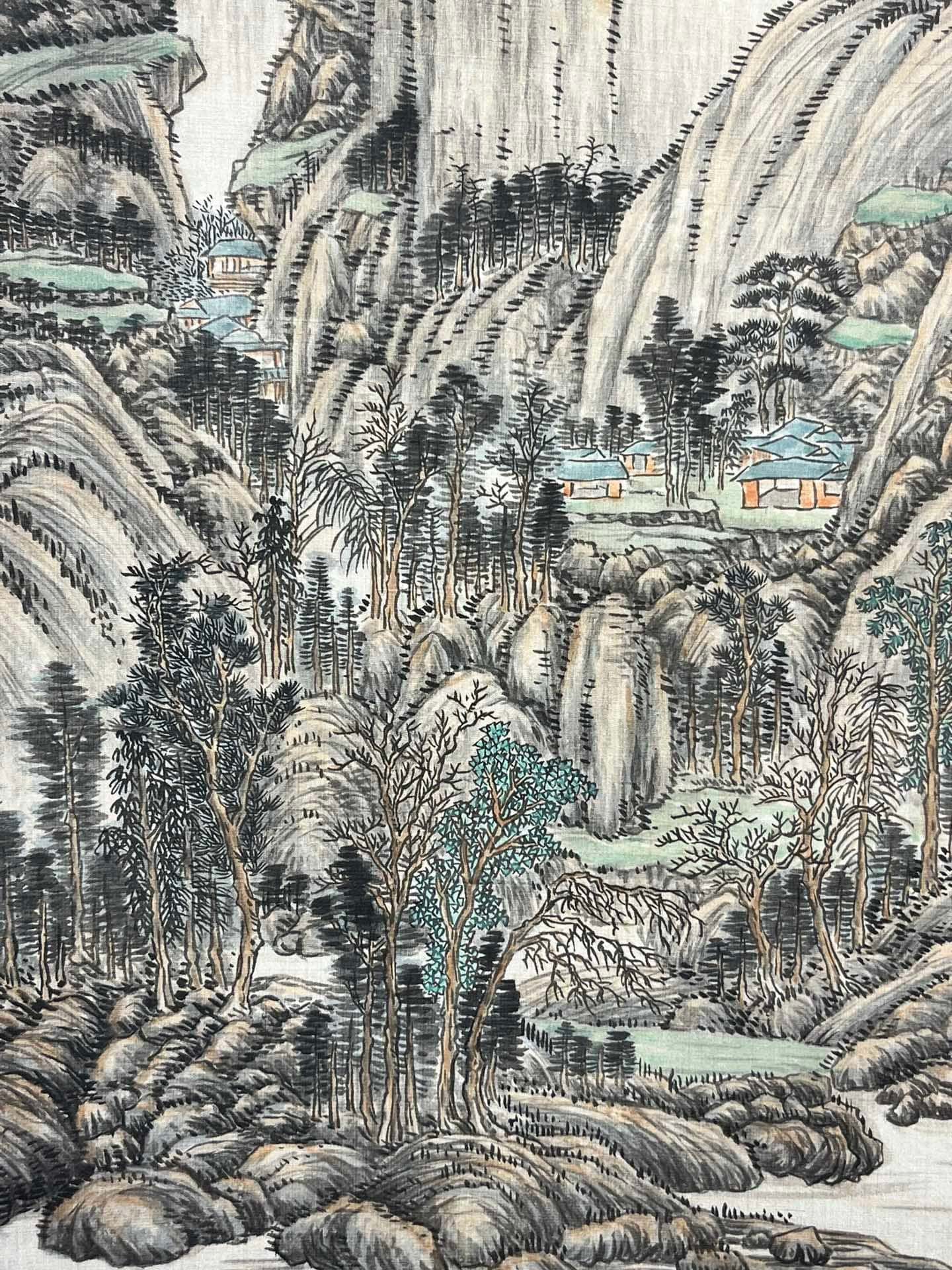 Chinese scroll painting Zhang Daqian