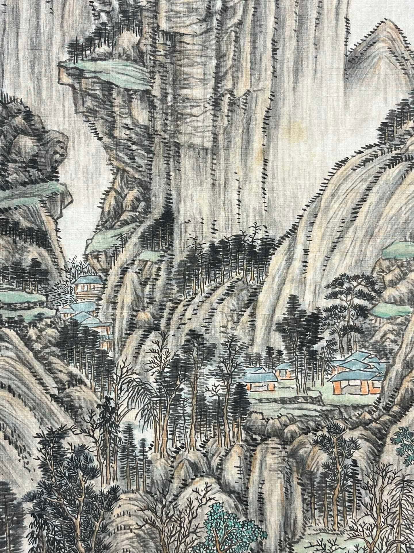 Chinese scroll painting Zhang Daqian