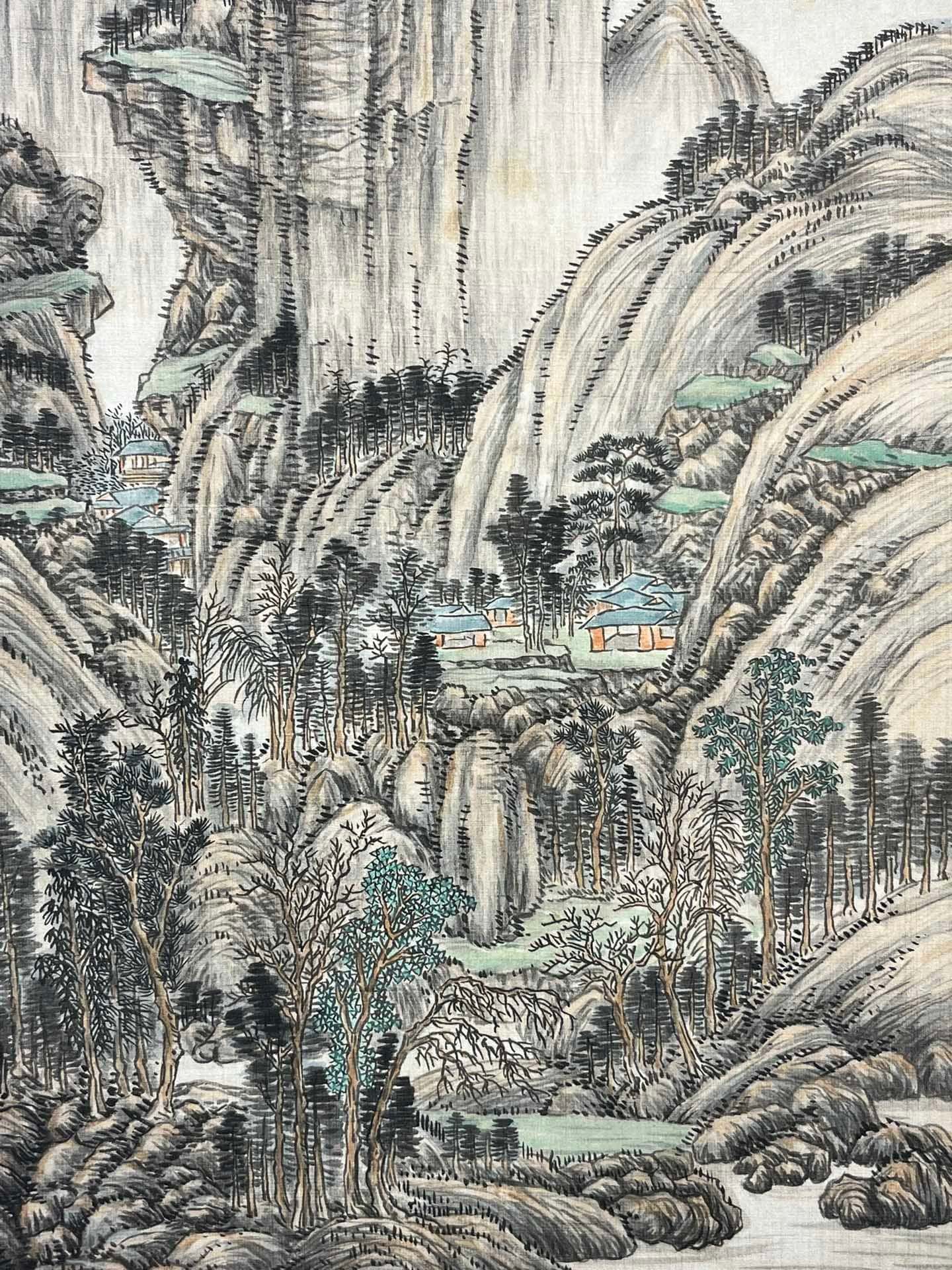 Chinese scroll painting Zhang Daqian