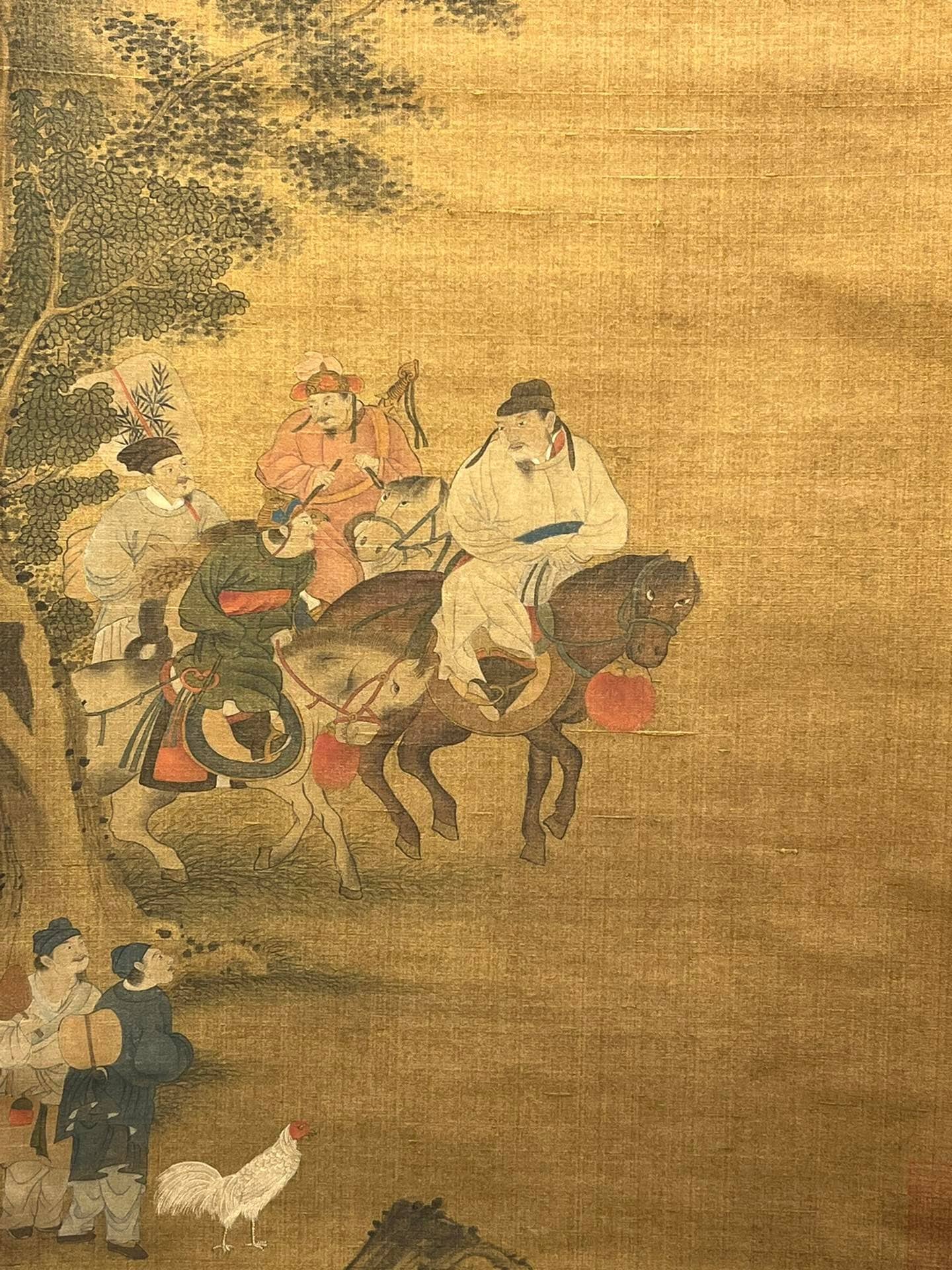 Chinese scroll painting Li Gonglin